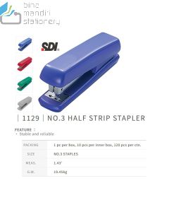 sample Image atk Alat Jepret Kertas SDI 1129 Stapler No.3 (HD-50)