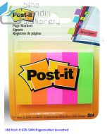 Contoh Alat Perlengkapan Kantor merk 3M Post-it , Gambar Produk 3M Post-it 670-5AN Page Marker 19x50mm 500 Sheets harga 39800 di Toko Peralatan Sekolah Murah