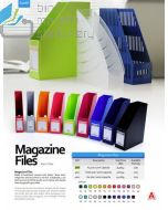 Foto Boxfile kotak berkas Bantex 4011-09 Magazine File F4 10 cm Red merek Bantex