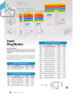 Jual Map berkas arsip Bantex 8523 Insert Ring Binder 5222 FC 2D-25mm White termurah harga grosir Jakarta