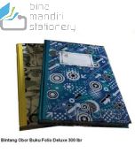 Gambar Atk Bintang Obor Buku Tulis Folio Deluxe 300 Lembar Hard Cover Beli di Toko Bina Mandiri Stationery harga murah semua peralatan sekolah lengkap