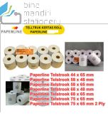 Contoh Kertas Roll Struk Kalkulator Print Bill Paperline Telstrook 58 x 65 mm merek Paperline