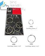 Paper Fastener type SDI 5752 Card Rings 32 mm (1.25") Blister Packs image