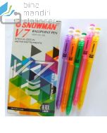 Gambar Pena Ballpoint Merk Snowman