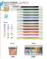 E-Katalog gambar alat tulis Spidol Gambar 12 warna Snowman PW-12A Pencil Marker 12 Colors